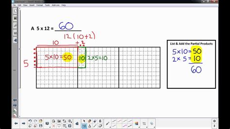 Multiplication area model, area model, whole number multiplication, operation. Russan: 2 Digit By 2 Digit Multiplication Area Model