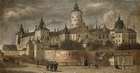 "Tre kronor" castle in Stockholm, Sweden (Construction started in the ...