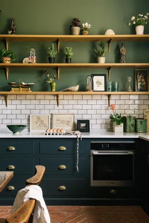 The Best Of Green Paint Colors — Scout And Nimble Dark Kitchen Cabinets