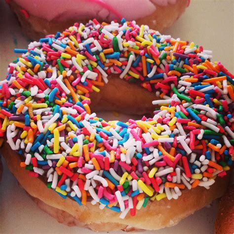 Krispy Kreme Donut Image Sprinkles Recipe Sweet Pastries Desserts