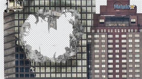 Photoshop Tutorial Destroy City Blend Building Hole Youtube