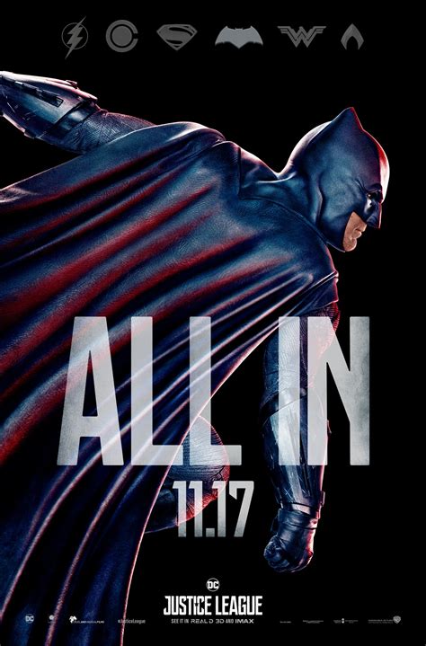 Justice League All In Poster Batman Justice League Movie Photo