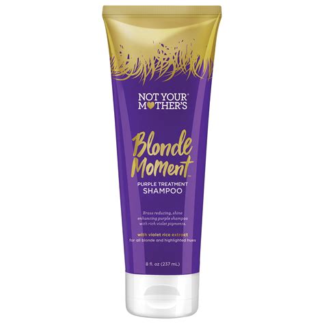 Not Your Mothers Blonde Moment Purple Treatment Shampoo 8oz Walmart