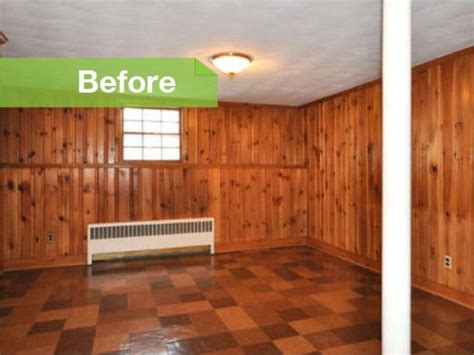 A diy blog focused on creative, cheap, and chic diy decorating ideas and i painted right over the paneling in three of those rooms but of course you can still see the looking to add color to your wood's surface? traditional Knotty to Nice: Painted Wood Paneling Lightens a Room's Look | walls | Painting wood ...