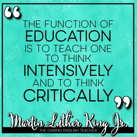 5 Inspirational Quotes About Education From Dr Martin Luther King Jr