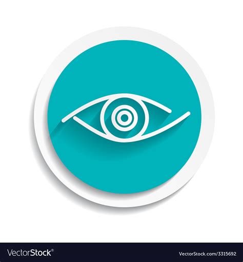 Eye Icon Look Human Vision Symbol Royalty Free Vector Image