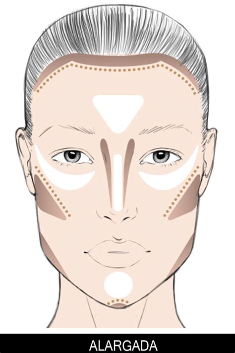 Contouring o cómo usar la brocha Grazia Contorno cara Contorno para cara ovalada Rostros