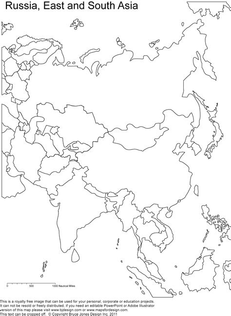 Clipart Europe Asia Map Blank