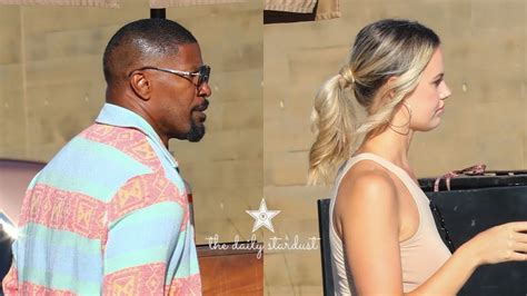 Jamie Foxx Takes Mystery Blonde On A Romantic Date At Nobu YouTube