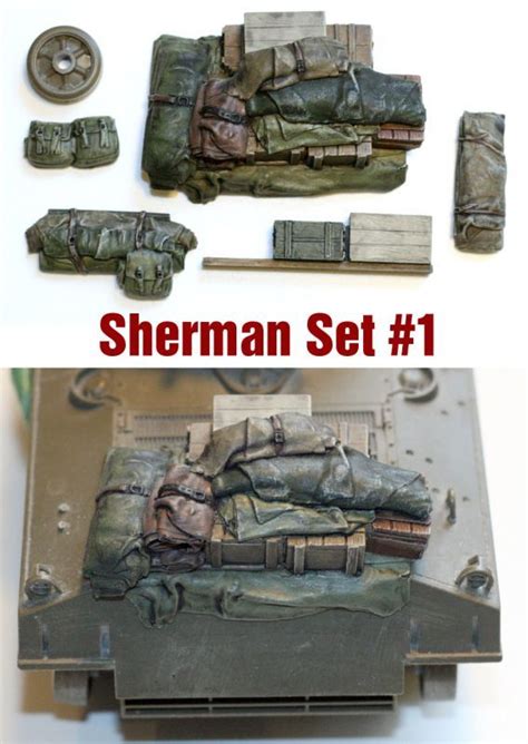 135 Sh001 Sherman Engine Deck Set 1 7 Pieces Asuka Model Online Shop