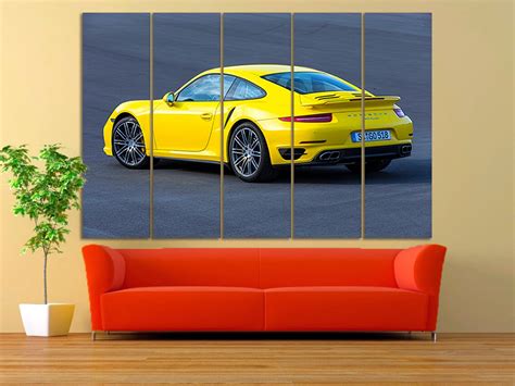 Porsche 911 Canvas Porsche Print Porsche Wall Art Porsche Wall Etsy
