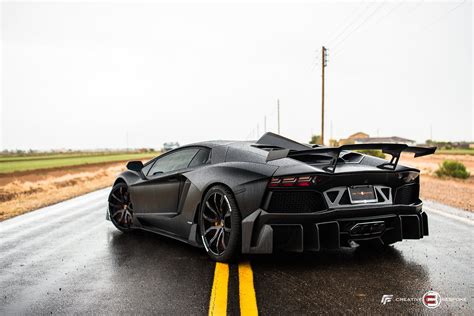 Creative Bespoke Customizes Black Matte Lamborghini Aventador — Carid