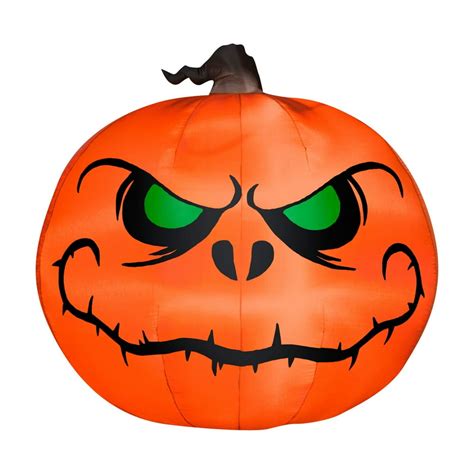 Gemmy 64412 Znone Halloween Inflatable Pumpkin Reaper Airblown 58 H