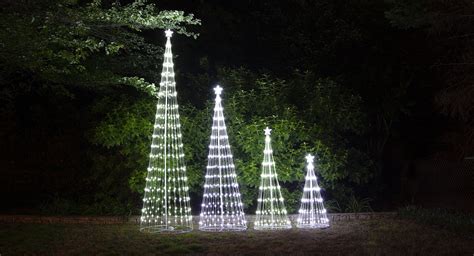 Led Light Show Outdoor Christmas Trees
