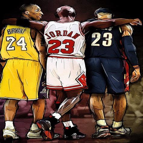 The fact that michael jordan praises kobe and all other players than lebron is a testament to how great bryant was the best player of his generation, a perfectly sculpted bridge between michael and lebron. Michael Jordan Kobe Bryant Lebron James Poster 24 x 36 USA ...