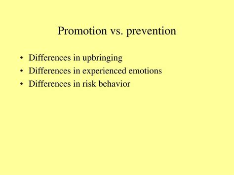 Ppt Promotion And Prevention Theory Of Tory Higgins Powerpoint