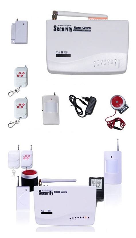 Wireless Gsm Indoor Alarm System With 6 Pir Wireless Sensors