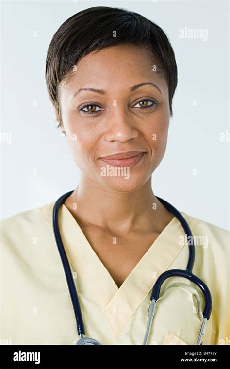 Portrait Of A Nurse Stock Photo Alamy