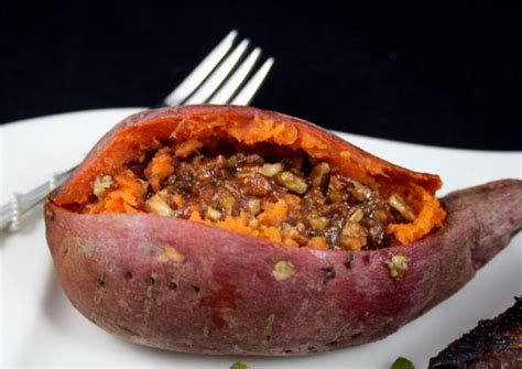 Baked Sweet Potatoes With Brown Sugar Pecan Butter Recipe