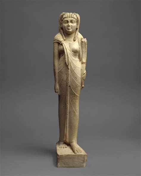 Statuette Of Arsinoe Ii For Her Posthumous Cult Ptolemaic Period