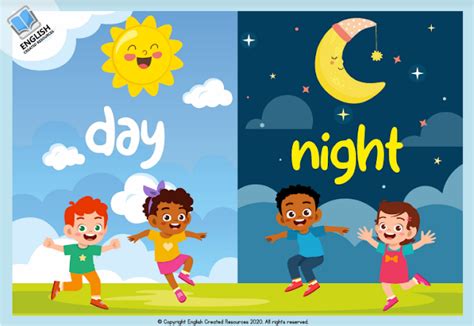 Day And Night Vocabulary Activities English Created Resources