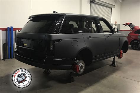 The range rover introduces the phev powertrain, using a combination of electric motor and combustion engine. Range Rover Wrapped in 3M Deep Matte Black - Wrap Bullys