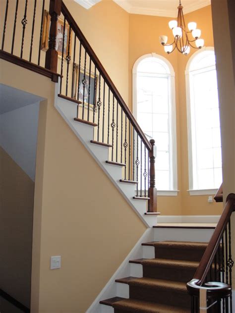 808 metal railing home depot products are offered for sale by suppliers on alibaba.com. The Isabella - Mediterranean - Staircase - cleveland - by ...