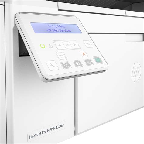 Hp laserjet pro mfp m28w. HP LaserJet Pro MFP M130nw Mono laser multifunction printer A4 Printer, scanner, copier LAN, Wi ...
