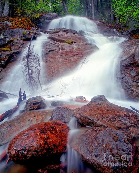 Jasper Waterfalls 2 Photograph By Terry Elniski Fine Art America