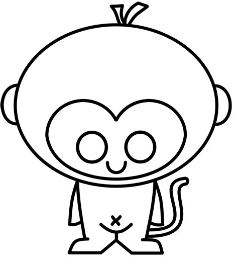 Cute N Kawaii How To Draw A Kawaii Monkey