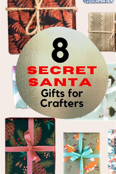 Creative Secret Santa Ts For Crafters Secret Santa Ts Santa