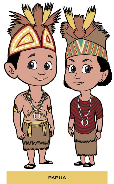 Pakaian Adat Tradisional Di Indonesia Kartun Gambar T Vrogue Co