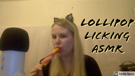 Asmr Lollipop Licking Wet Mouth Sounds Whispering Youtube