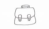Draw Bag Drawing Drawings Paintingvalley sketch template