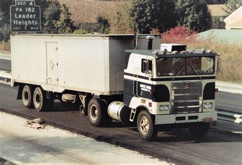 Marmon Cabover Small Single Axle Tractor And Small Traile Flickr