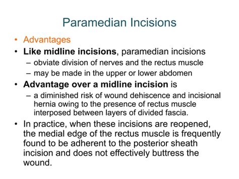 Abdominal Wall Incisions And Closures