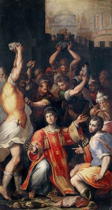 The Stoning Of Saint Stephen — Giorgio Vasari