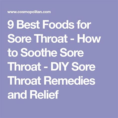 Foods That Help Soothe Sore Throats Sooth Sore Throat Sore Throat Foods For Sore Throat
