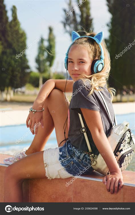 So cute girls by iknowthat. Cute Teen Girl Summer Time — Stock Photo © Reanas #205624098