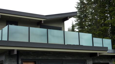 Glass railing is much better than plexiglass for outdoor deck railings. Vancouver Glass Railing | Installations of glass railings ...