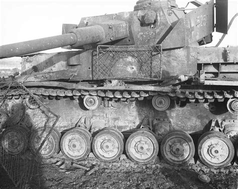 Photo German Panzer Mark Iv Medium Tank With Three Half Inch Holes