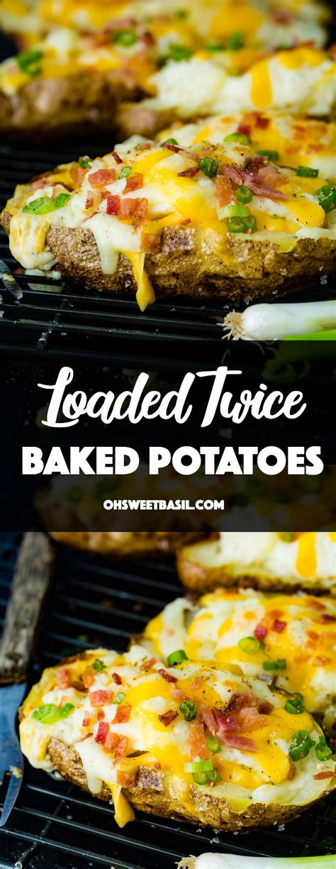 Fast ideas our ideas for quick & easy are wholesome, almost entirely homemade. Loaded Twice Baked Potatoes | Recipe (With images) | Baked potato recipes, Russet potato recipes ...