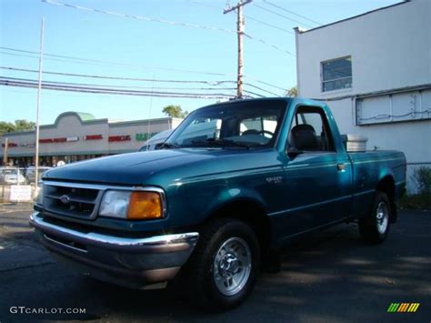 1997 Cayman Green Metallic Ford Ranger Xl Regular Cab 28802128 Photo