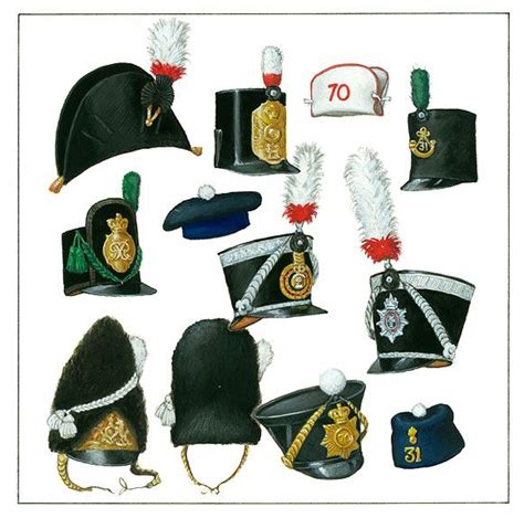 Styles Of Headress 1661 2000 British Army Uniform Military