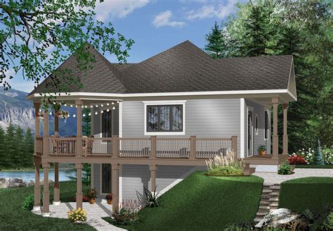 Country One Story House Plan With Open Concept And
