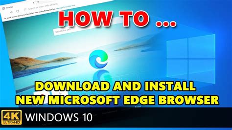 Install Microsoft Edge On Windows Microsoft S New Chromium Based