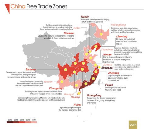 China Announces Master Plan For Six New Pilot Free Trade Zones Cgtn