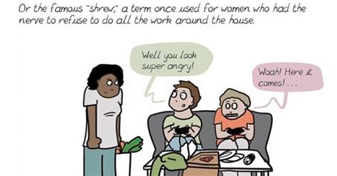 This Comic Perfectly Sums Up The Problem With Calling Women Aggressive
