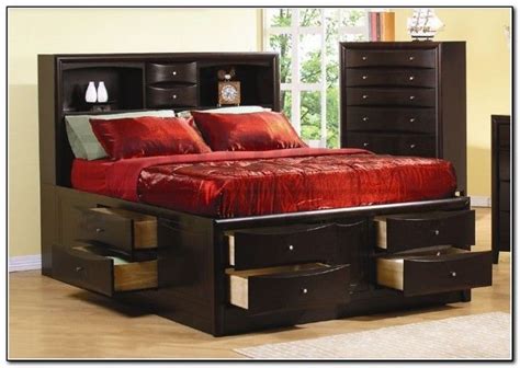 Diy California King Bed Frame Bookcase Bed King Storage Bed Bed