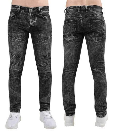 Black Acid Wash Jeans Men S Acid Jeans Wash River Island Men Vinny Skinny Lyst Butn